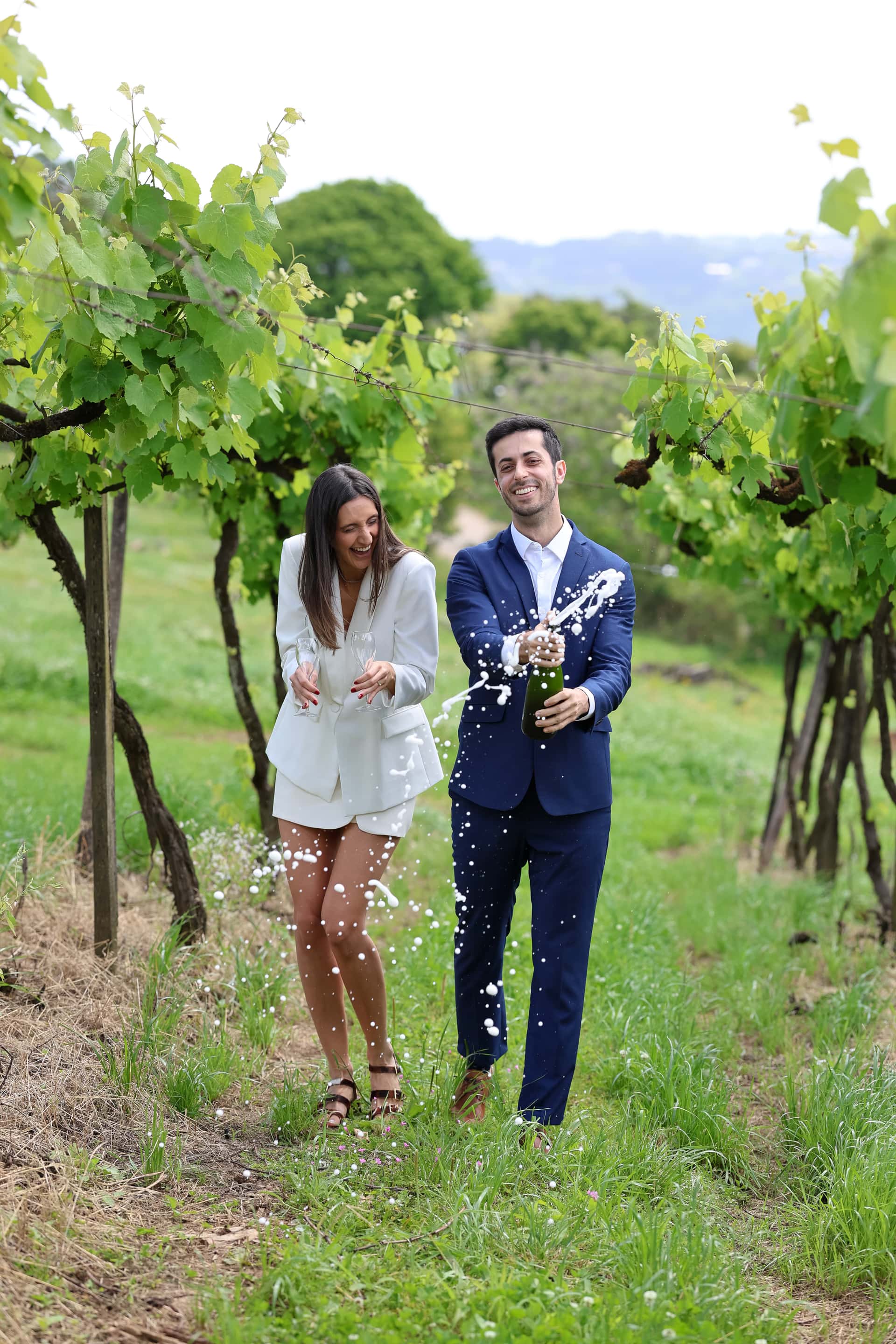 Night sky over Rio Grande do Sul countryside - Wedding venue background